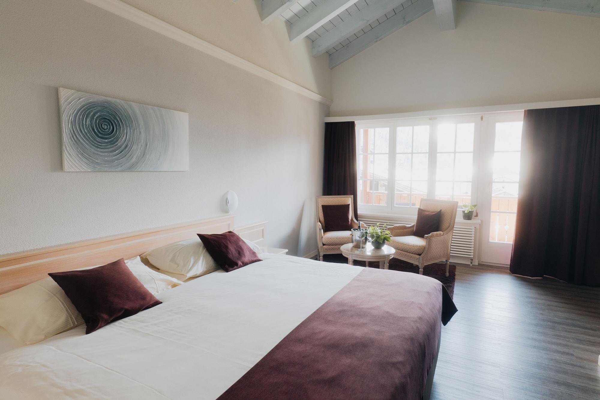 Wellnesshotel Schweizerhof Saas-Fee Bagian luar foto